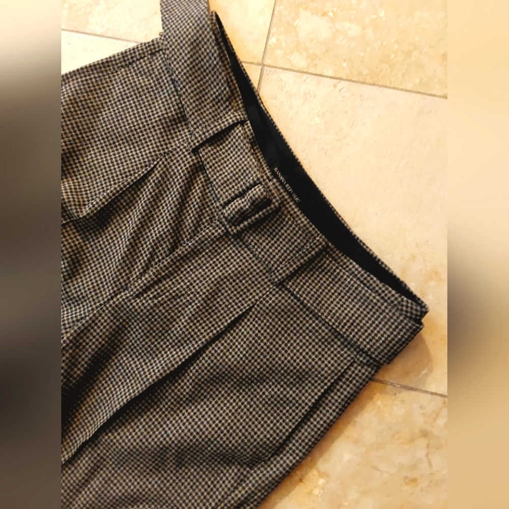Office Party Pants _ Brown Checkers